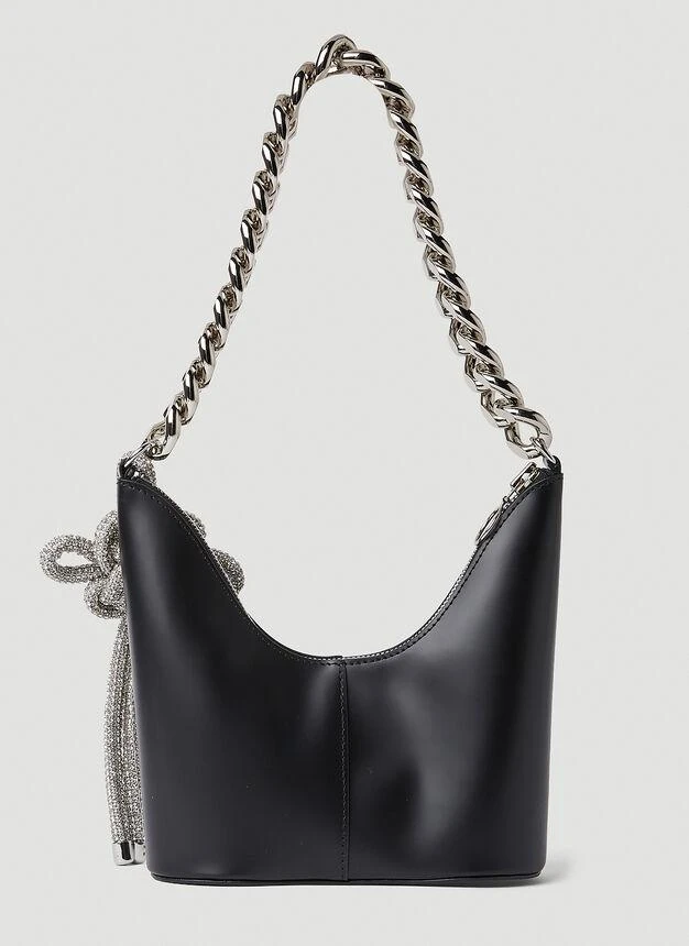 商品Kara|Knot Bean Shoulder Bag in Black,价格¥1849,第3张图片详细描述