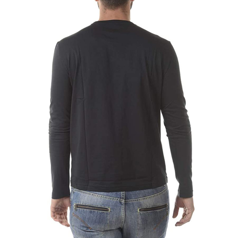 商品Emporio Armani|Emporio Armani 安普里奥 阿玛尼 EA7系列黑色纯棉男士长袖T恤 6YPTC1-PJH7Z-1200,价格¥450,第1张图片