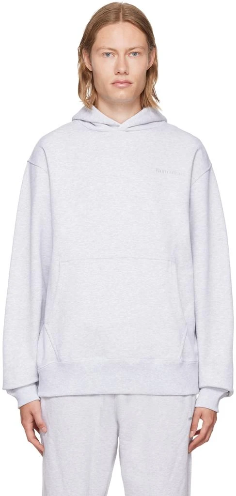 商品Adidas|Grey Humanrace Basics Hoodie,价格¥354,第1张图片