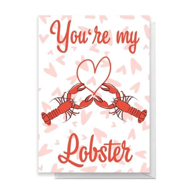 商品Original Hero|Friends Valentine's Lobster Greetings Card,价格¥34,第1张图片