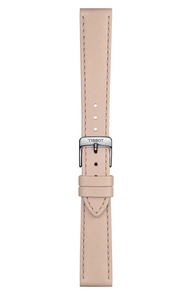 商品Tissot|Bella Ora Round Leather Strap Watch, 38mm,价格¥1217,第7张图片详细描述