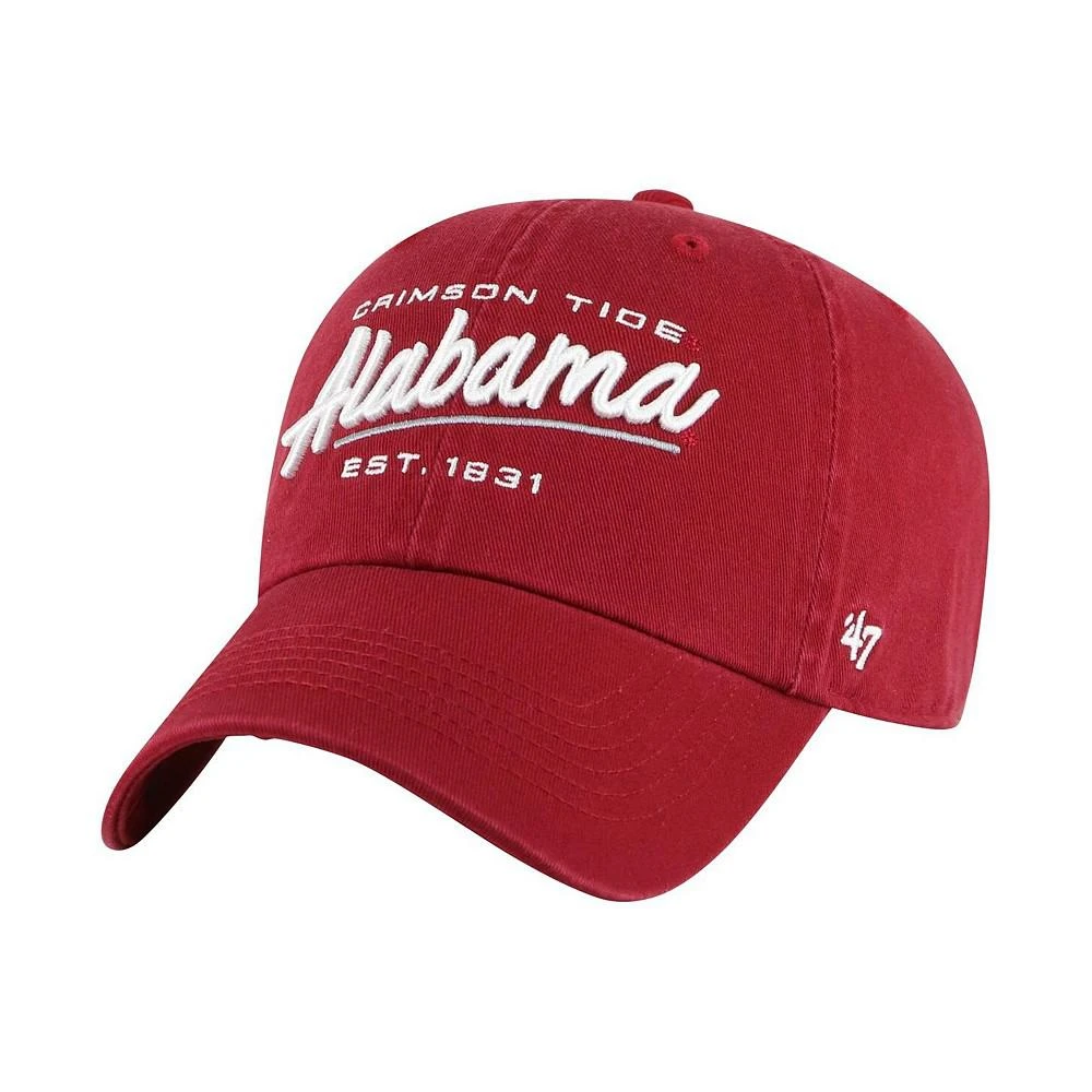 商品47 Brand|Women's Crimson Alabama Crimson Tide Sidney Clean Up Adjustable Hat,价格¥235,第1张图片