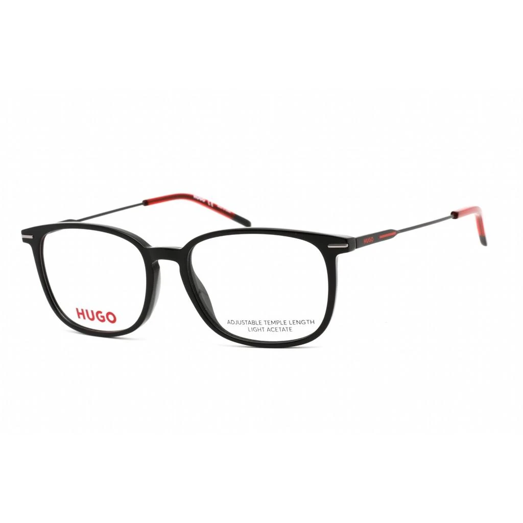 商品Hugo Boss|Hugo Women's Eyeglasses - Full Rim Rectangular Black Plastic Frame | HG 1205 0807 00,价格¥404,第1张图片