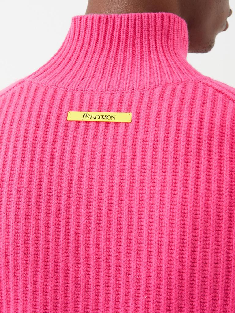 Ribbed-knit merino roll-neck sweater商品第4张图片规格展示