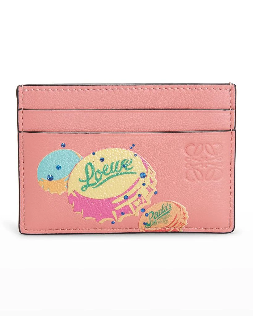 商品Loewe|x Paula's Ibiza Bottle Caps Leather Card Case,价格¥1429,第1张图片