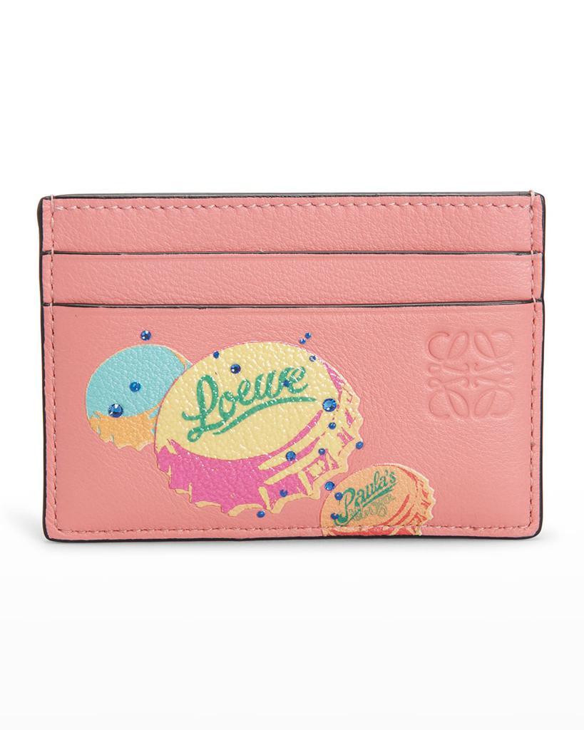 商品Loewe|x Paula's Ibiza Bottle Caps Leather Card Case,价格¥2735,第1张图片