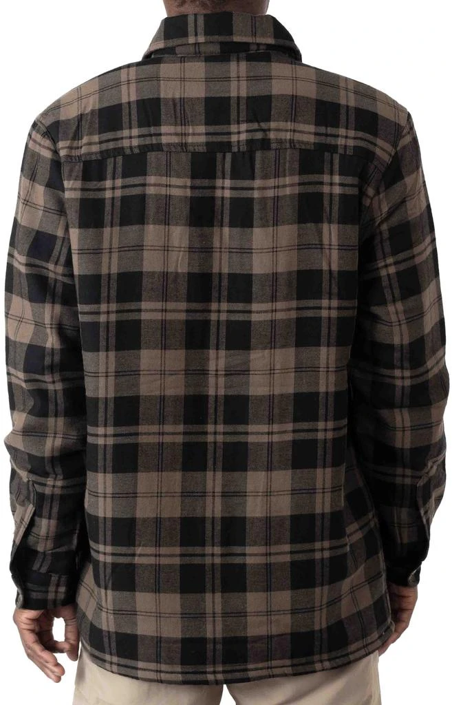 商品DICKIES|(TJ210UP1) Sherpa Lined Flannel Shirt Jacket with Hydroshield - Mushroom Plaid,价格¥153,第3张图片详细描述
