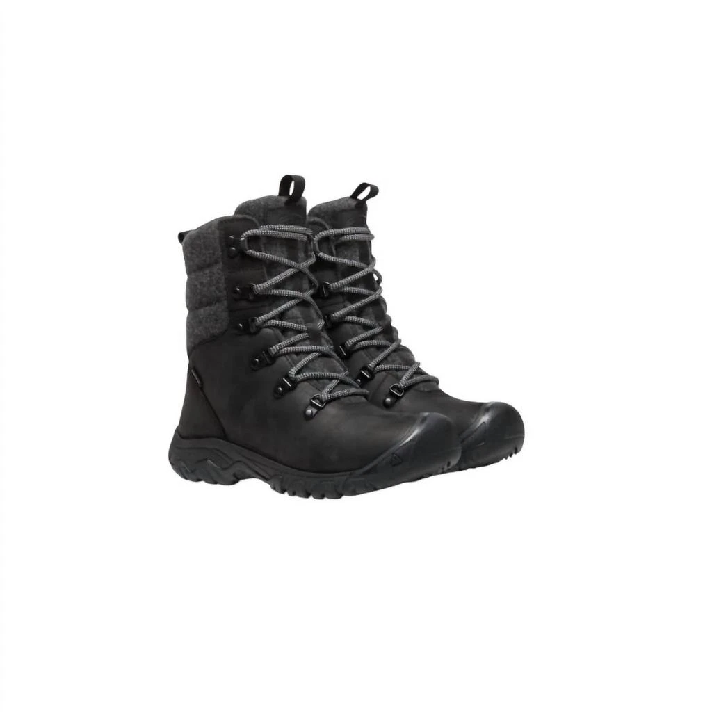 商品Keen|Women's Greta Winter Boots In Black/black Wool,价格¥1023,第1张图片