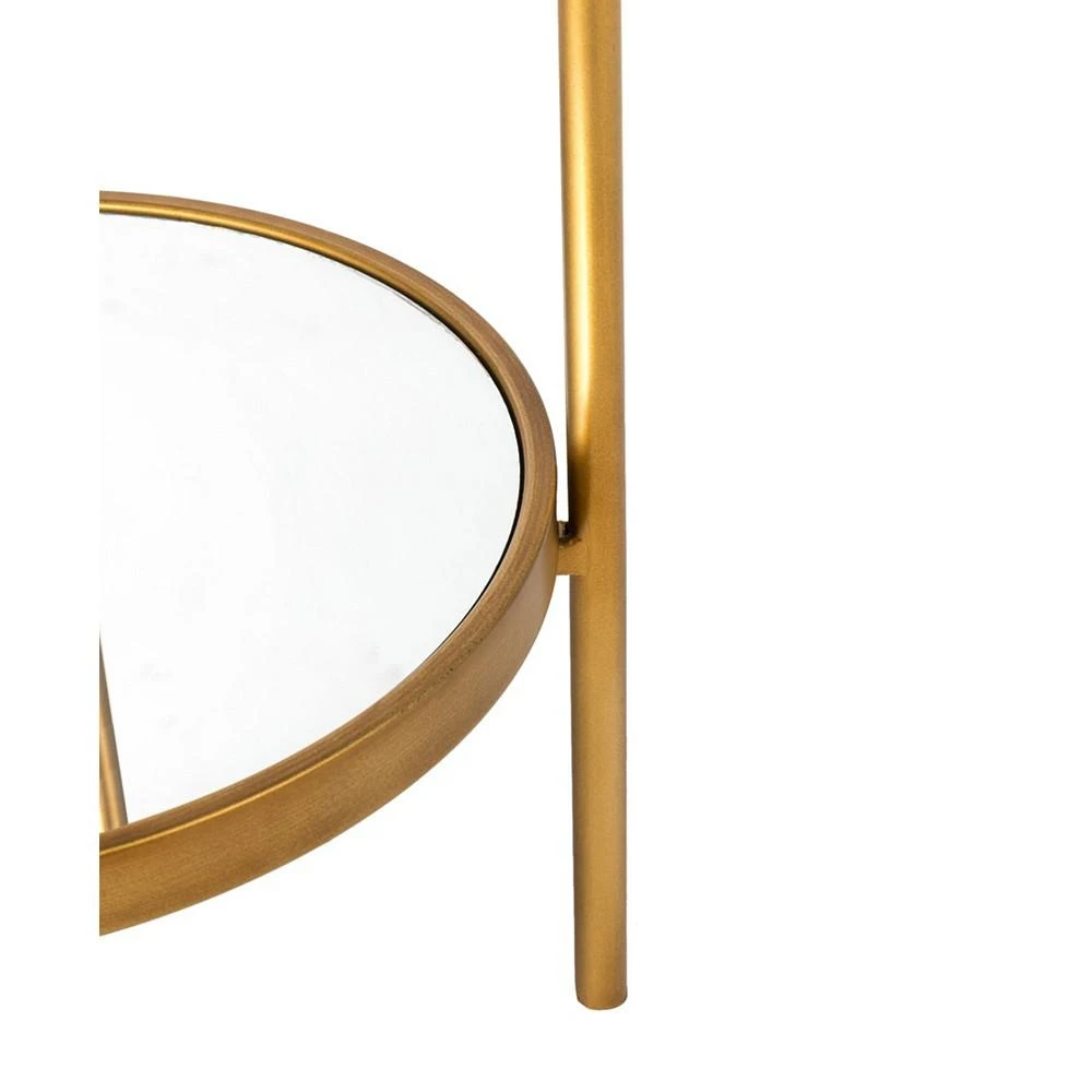 商品Glitzhome|Regency Modern 2 Tier Mirror Organizer Floor Shelf,价格¥1146,第4张图片详细描述