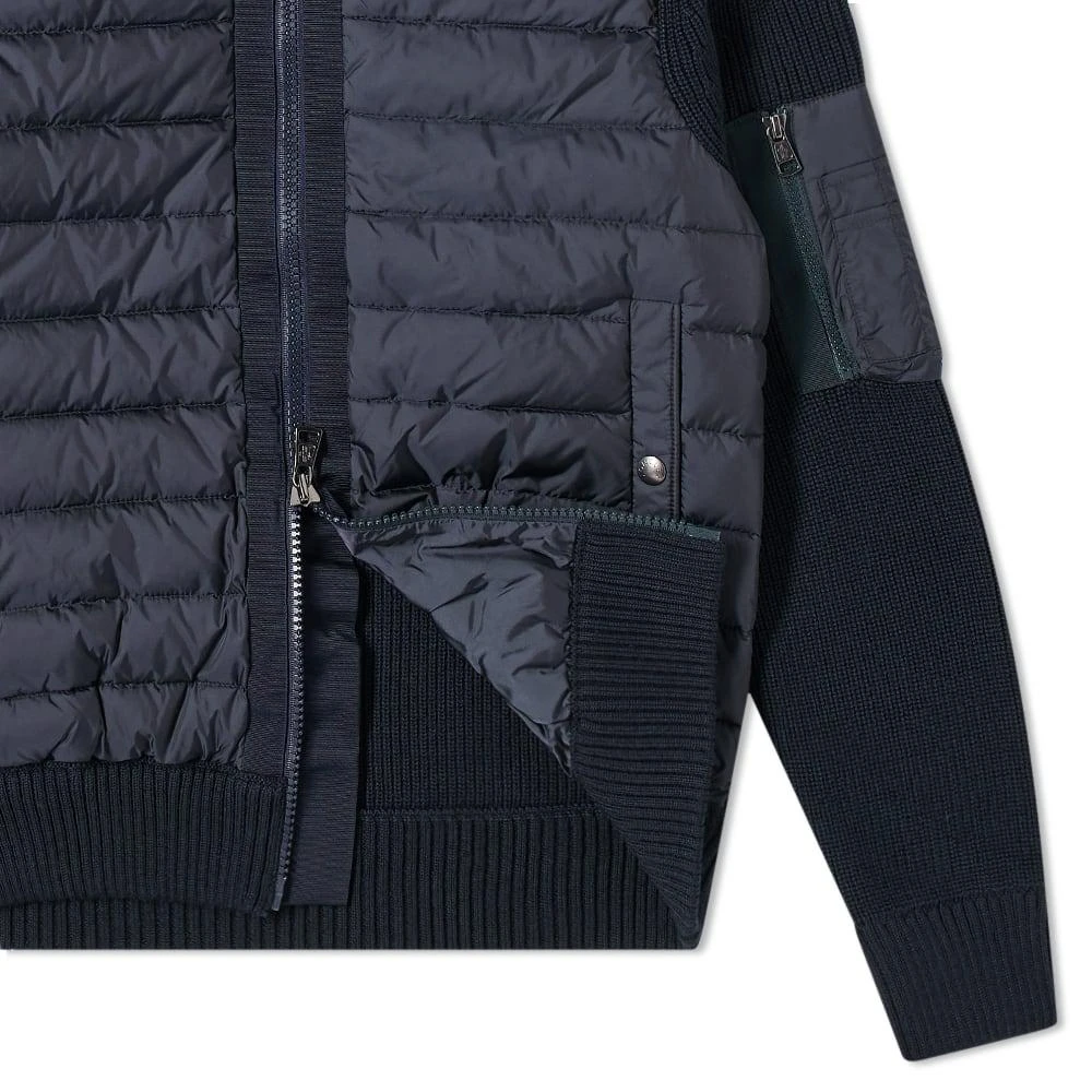 商品Moncler|Moncler Nylon Hooded Knit Down Jacket,价格¥7649,第2张图片详细描述
