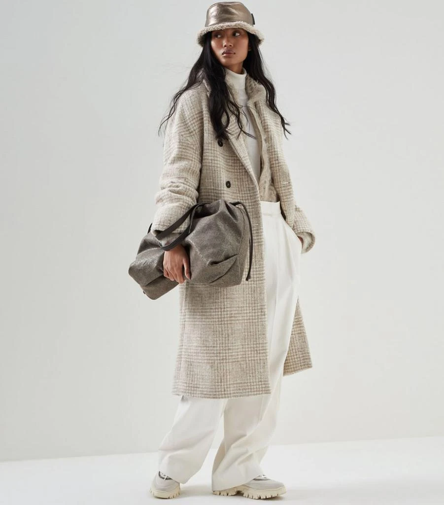 商品Brunello Cucinelli|Mohair-Blend Hooded Cardigan,价格¥14172,第2张图片详细描述