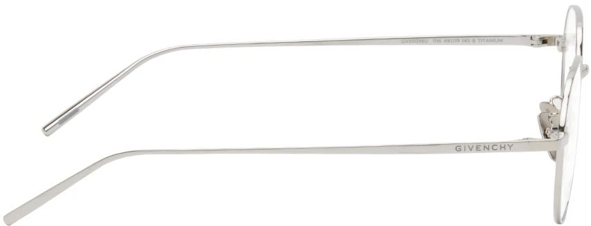 商品Givenchy|Silver Round Glasses,价格¥3167,第2张图片详细描述