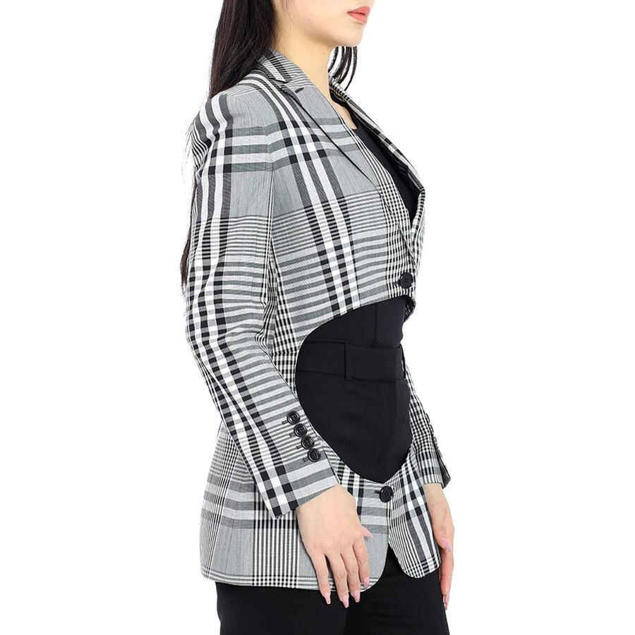 商品Burberry|Ladies Check Single-breasted Technical Blazer,价格¥2549,第3张图片详细描述
