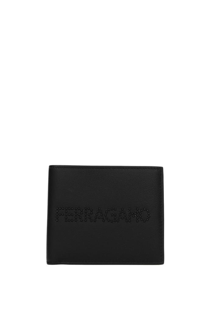 商品Salvatore Ferragamo|Wallets Leather Black Black,价格¥1191,第1张图片
