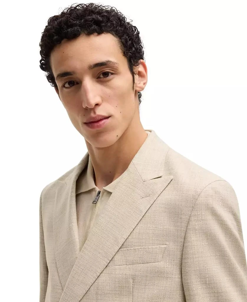 商品Hugo Boss|Men's Patterned Tweed Two-Piece Suit,价格¥4628,第3张图片详细描述