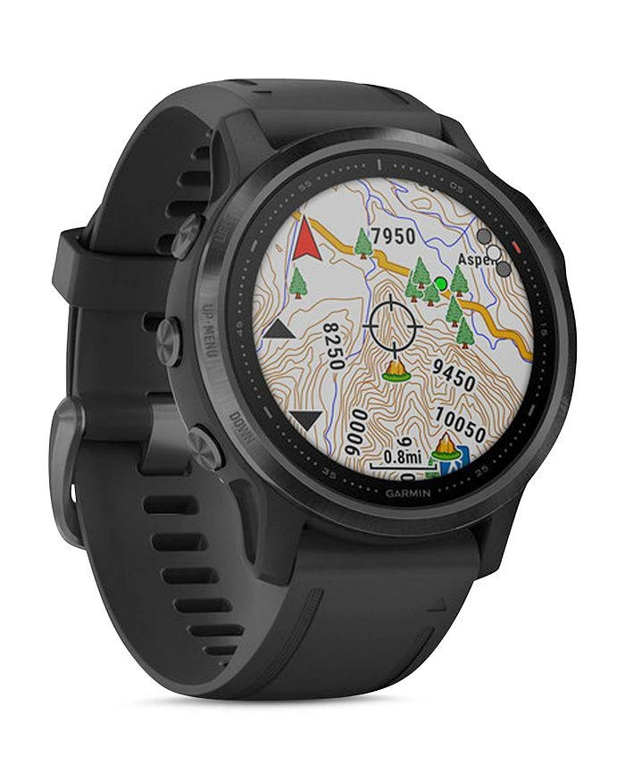 商品Garmin|Fenix 6S Black Silicone Strap Smartwatch, 42mm,价格¥5193,第3张图片详细描述