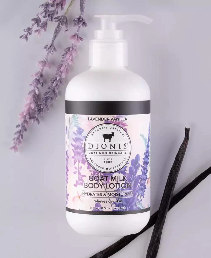 商品Dionis|Lavender Vanilla Goat Milk Body Lotion, 8.5 fl oz.,价格¥112,第2张图片详细描述