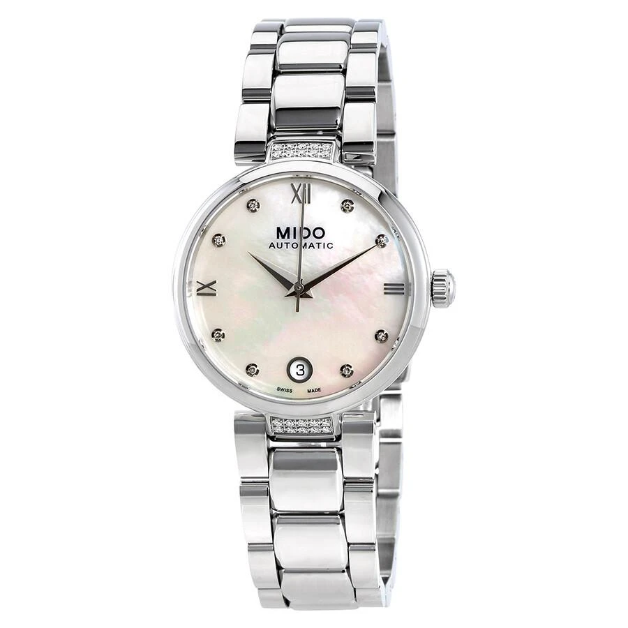 商品MIDO|Baroncelli II珍珠贝母表盘女士机械腕表 33mm M022.207.61.116.11,价格¥3339,第1张图片