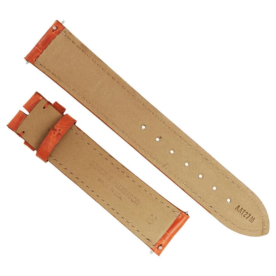 商品Hadley Roma|Hadley Roma 20 MM Shiny Orange Alligator Leather Strap,价格¥221,第2张图片详细描述