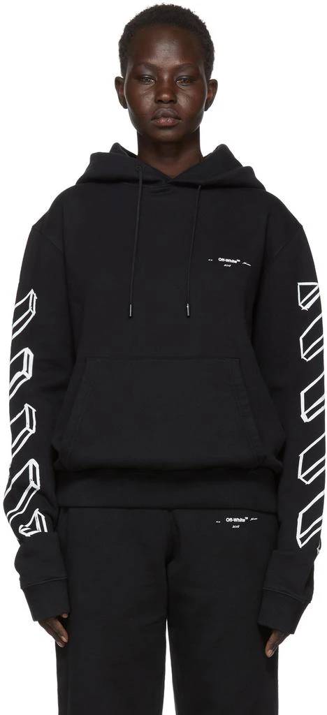 商品Off-White|Black Diagonal Arrows Logo Hoodie,价格¥1899,第1张图片