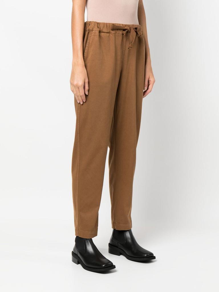 商品SEMICOUTURE|SEMICOUTURE - Cotton Blend Drawstring Trousers,价格¥1184,第6张图片详细描述