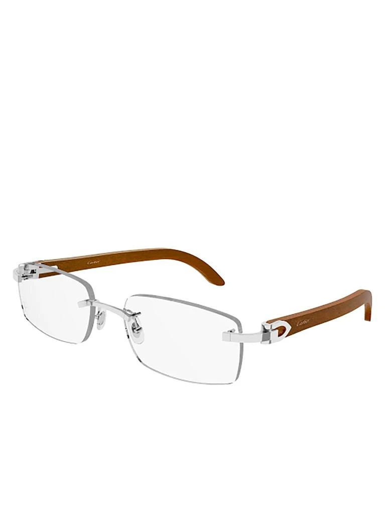 商品Cartier|Cartier Rimless Rectangular Glasses,价格¥14458,第2张图片详细描述