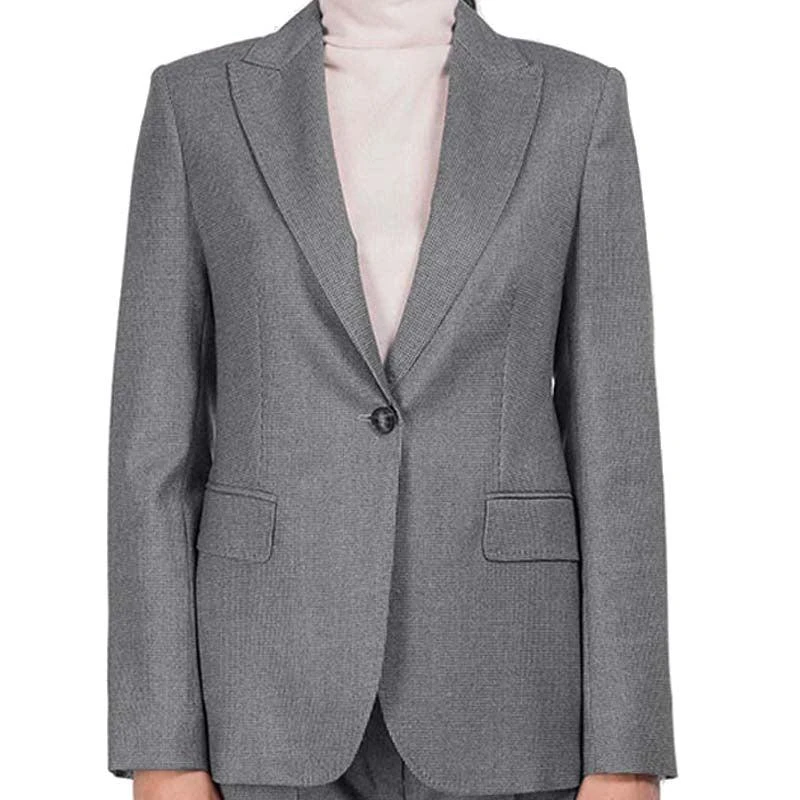 RODI 女士灰色弹力羊毛法兰绒夹克西装外套 仅剩36码【香港仓极速发货】 商品