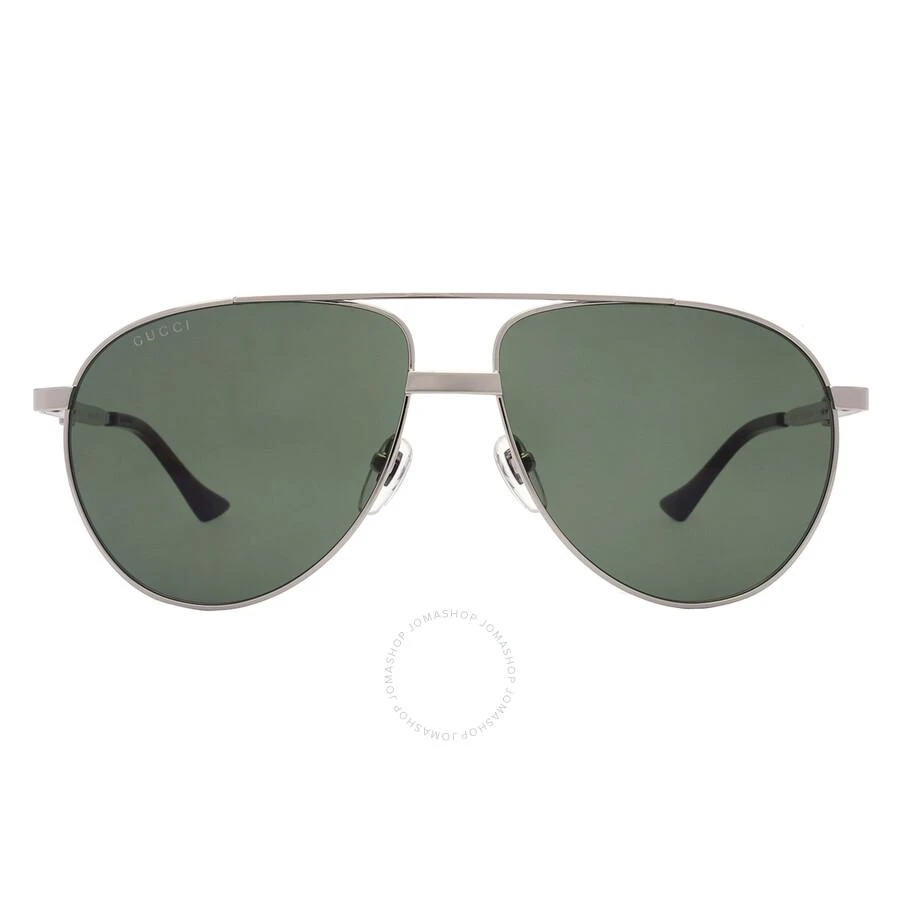 商品Gucci|Green Pilot Men's Sunglasses GG1440S 002 59,价格¥1153,第1张图片