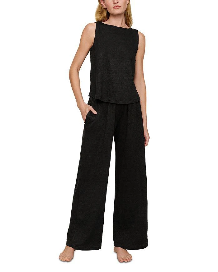 商品Eberjey|Linen Cropped Tank Top,价格¥652,第2张图片详细描述