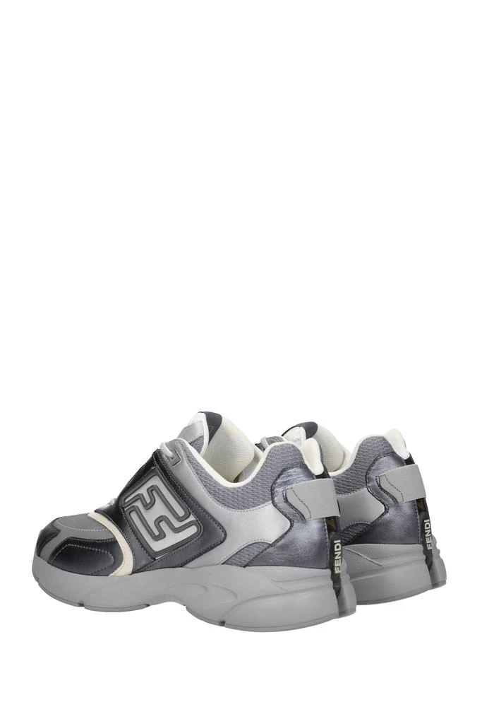商品Fendi|Sneakers faster Fabric Gray Silver,价格¥3717,第4张图片详细描述