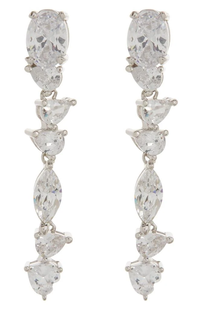 商品Suzy Levian|CZ Linear Drop Earrings,价格¥1115,第1张图片