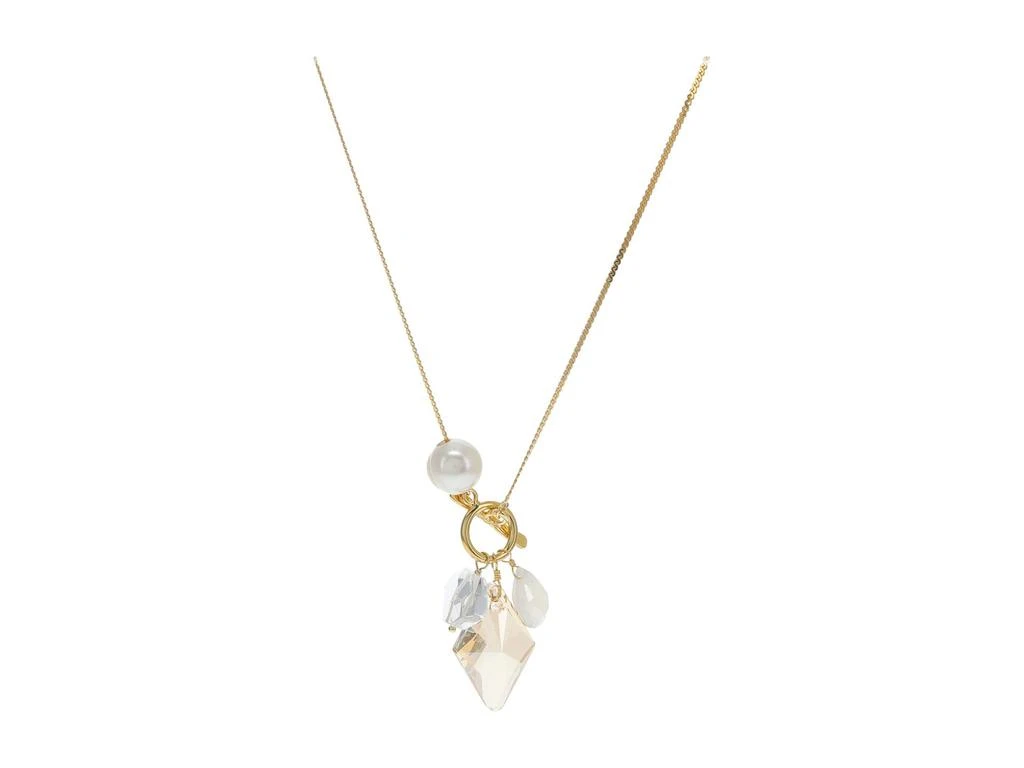 商品Chan Luu|Gold Crystal Cluster Necklace,价格¥1084,第1张图片