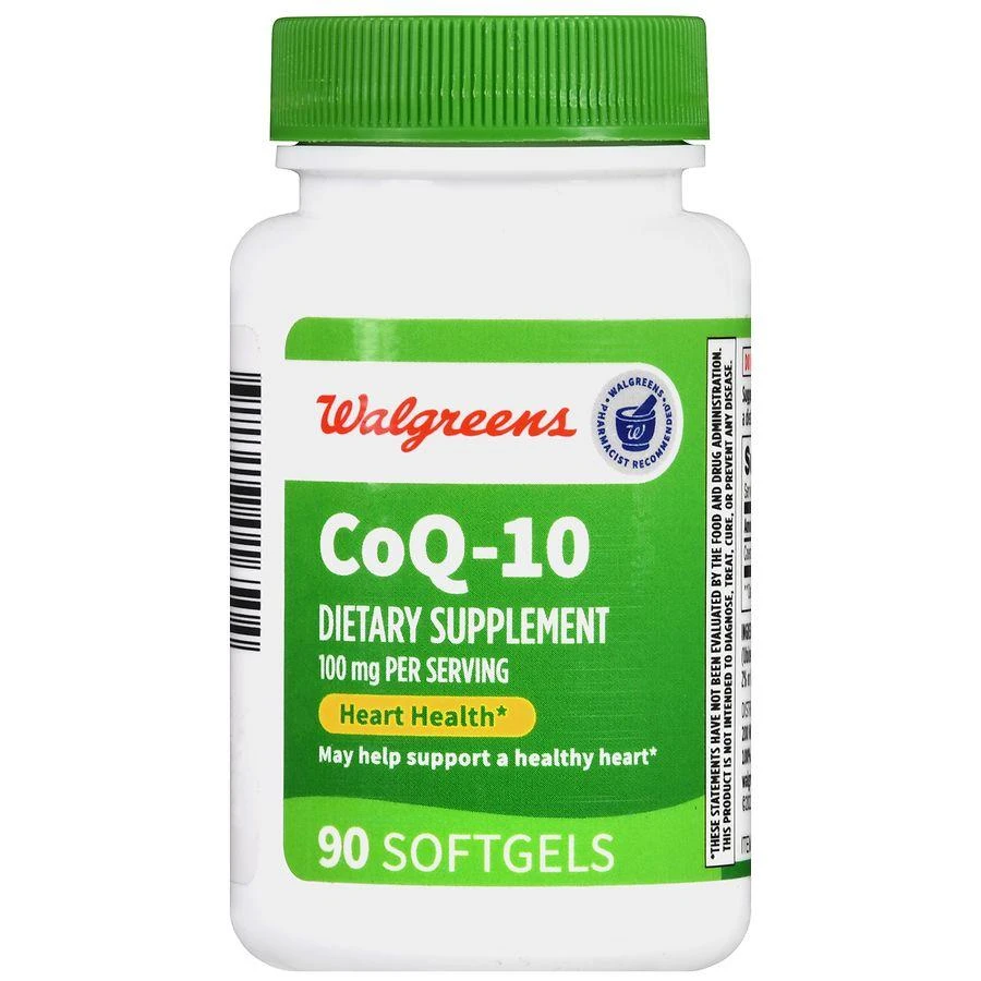 商品Walgreens|CoQ-10 100 mg Softgels (90 days),价格¥334,第2张图片详细描述