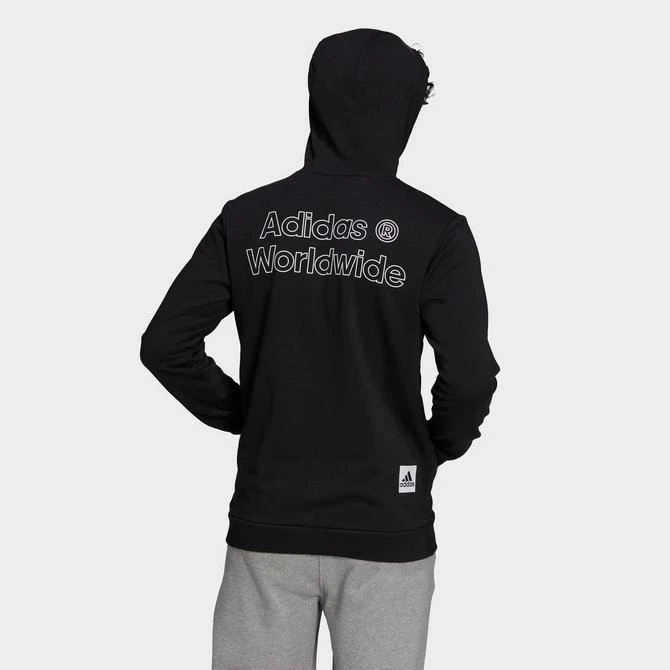 商品Adidas|Men's adidas 3 Bar Graphic Pullover Hoodie,价格¥520,第2张图片详细描述