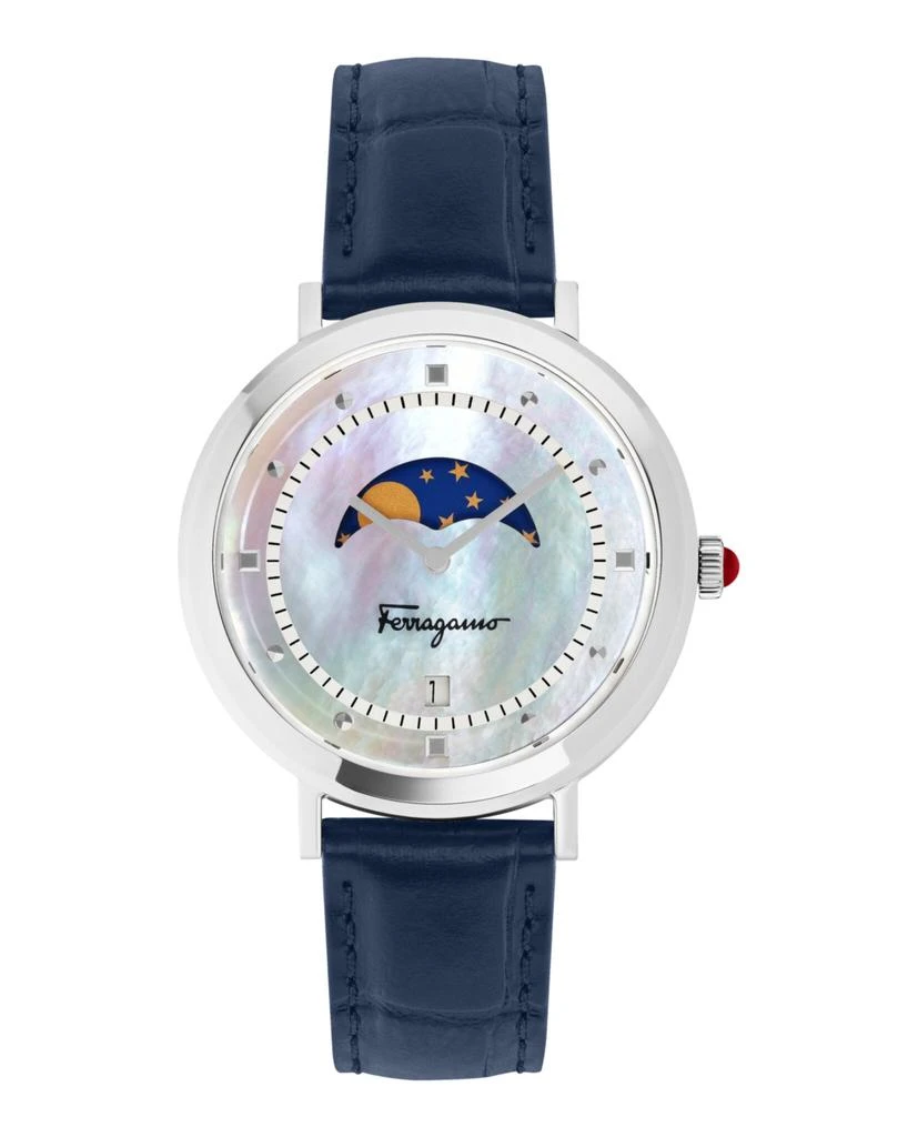 商品Salvatore Ferragamo|Logomania Moon  Watch,价格¥2466,第1张图片