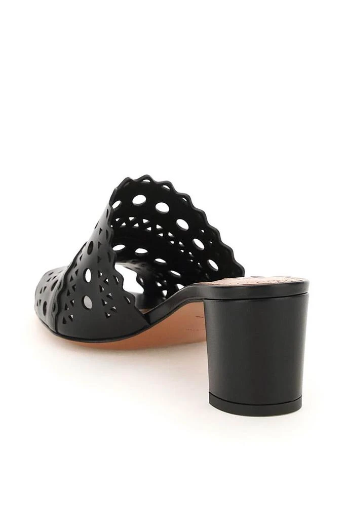 商品Alaïa|Alaia cut-out leather mules,价格¥4434,第3张图片详细描述