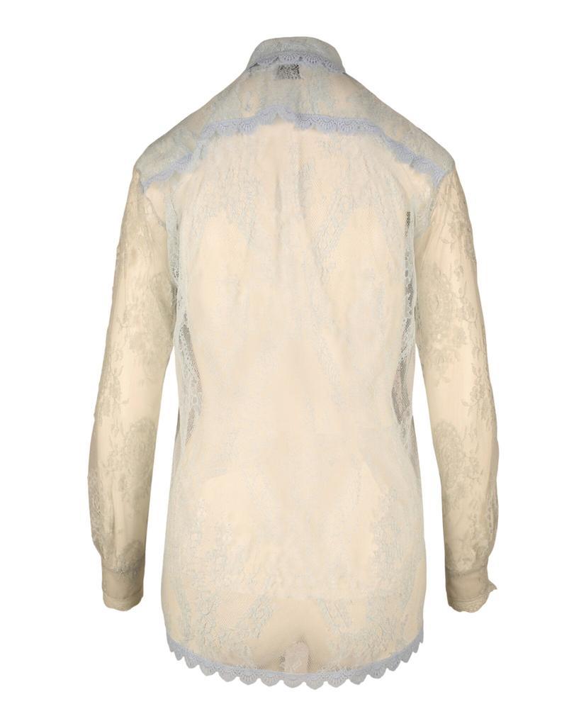 商品Burberry|Long-Sleeve Lace Blouse,价格¥10063,第4张图片详细描述