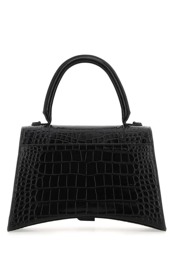 商品Balenciaga|Balenciaga Hourglass Crocodile Embossed Top Handle Bag,价格¥23981,第2张图片详细描述