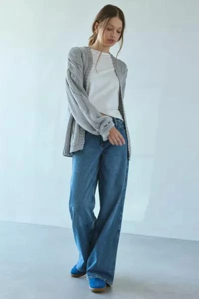 商品BDG|BDG Skylar Oversized Cable Knit Cardigan,价格¥516,第2张图片详细描述