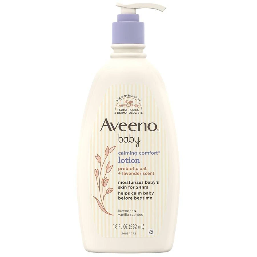 商品Aveeno|Calming Comfort Moisturizing Bedtime Lotion Lavender Vanilla,价格¥133,第1张图片