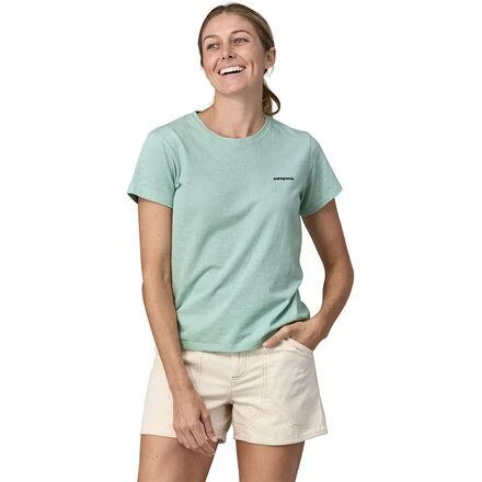 商品Patagonia|P-6 Logo Crew T-Shirt - Women's,价格¥258,第2张图片详细描述