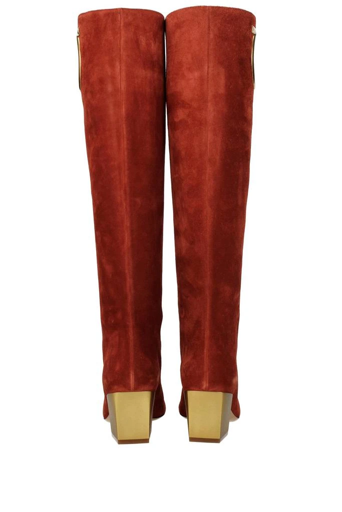 商品Salvatore Ferragamo|Boots avio Suede Orange,价格¥4403,第5张图片详细描述