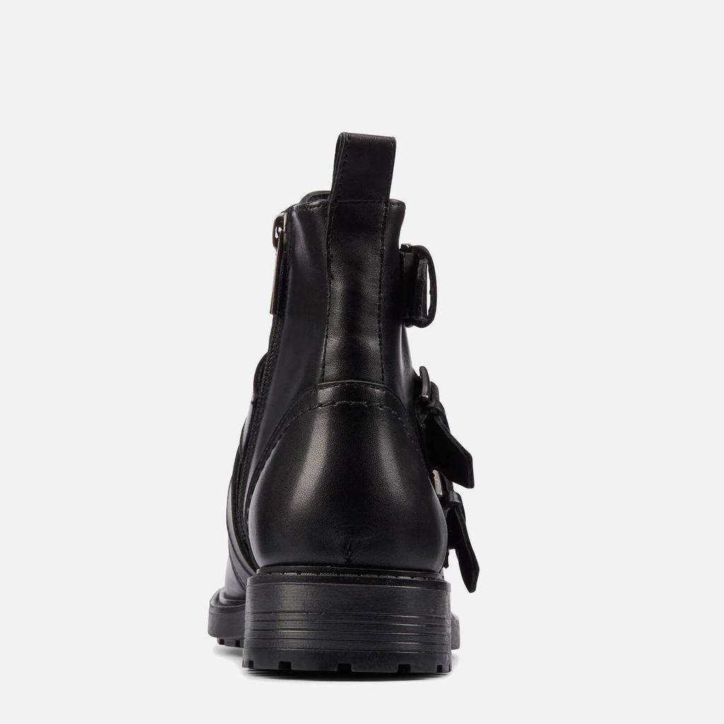 商品Clarks|Clarks Women's Orinoco 2 Stud Leather Biker Boots - Black,价格¥575,第4张图片详细描述