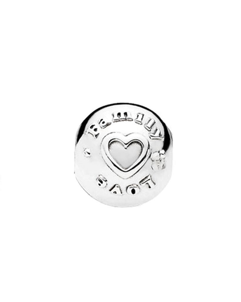 商品PANDORA|PANDORA 14K & Silver Family & Love Clip,价格¥225,第1张图片