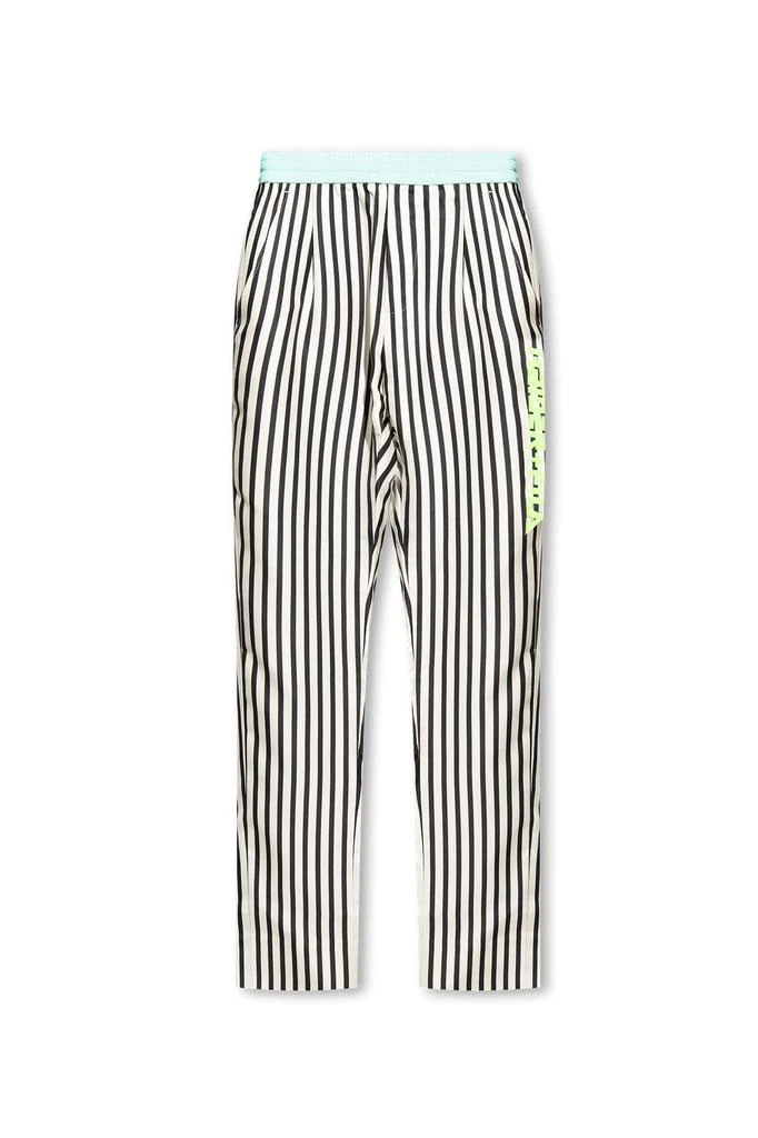商品Fila|Fila X Haider Ackermann Striped Pleated Straight-Leg Trousers,价格¥3174,第1张图片