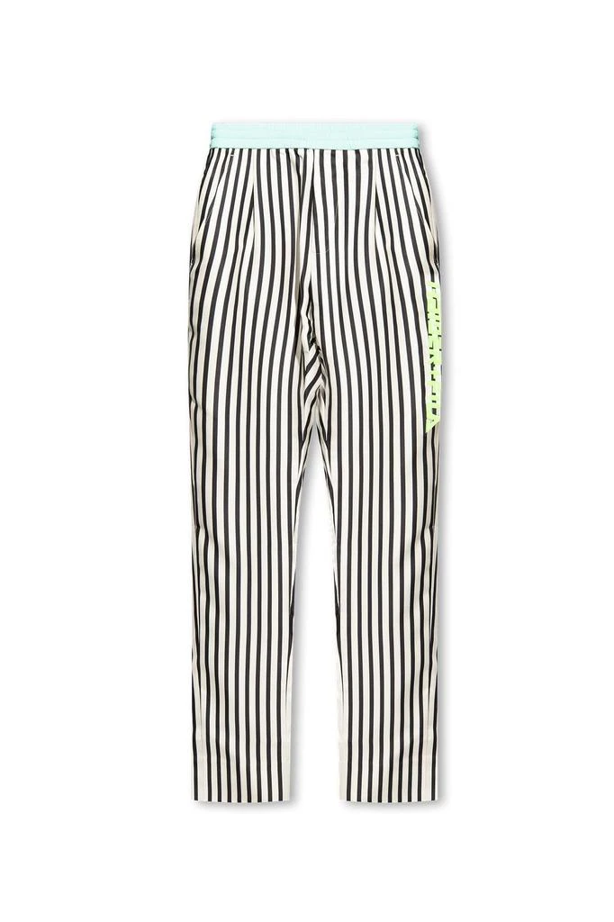 商品Fila|Fila X Haider Ackermann Striped Pleated Straight-Leg Trousers,价格¥3027,第1张图片