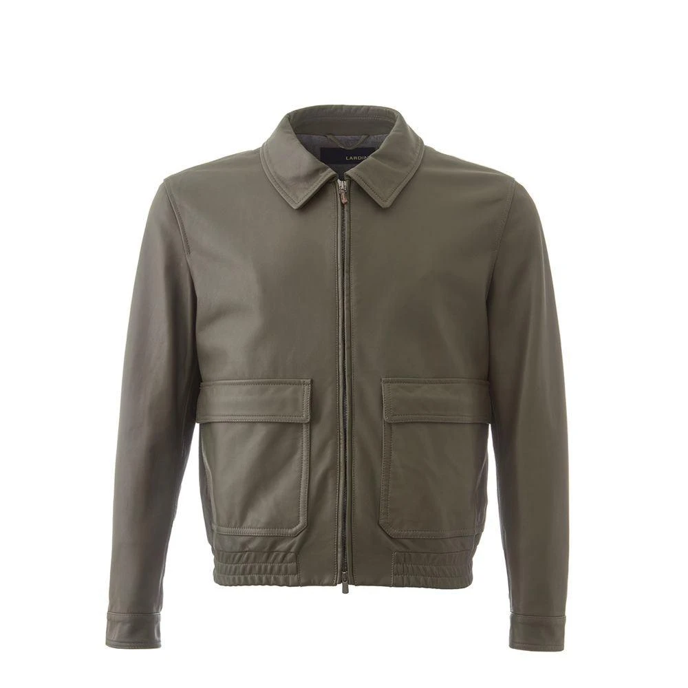 商品LARDINI|Green Leather Jacket,价格¥7659,第1张图片