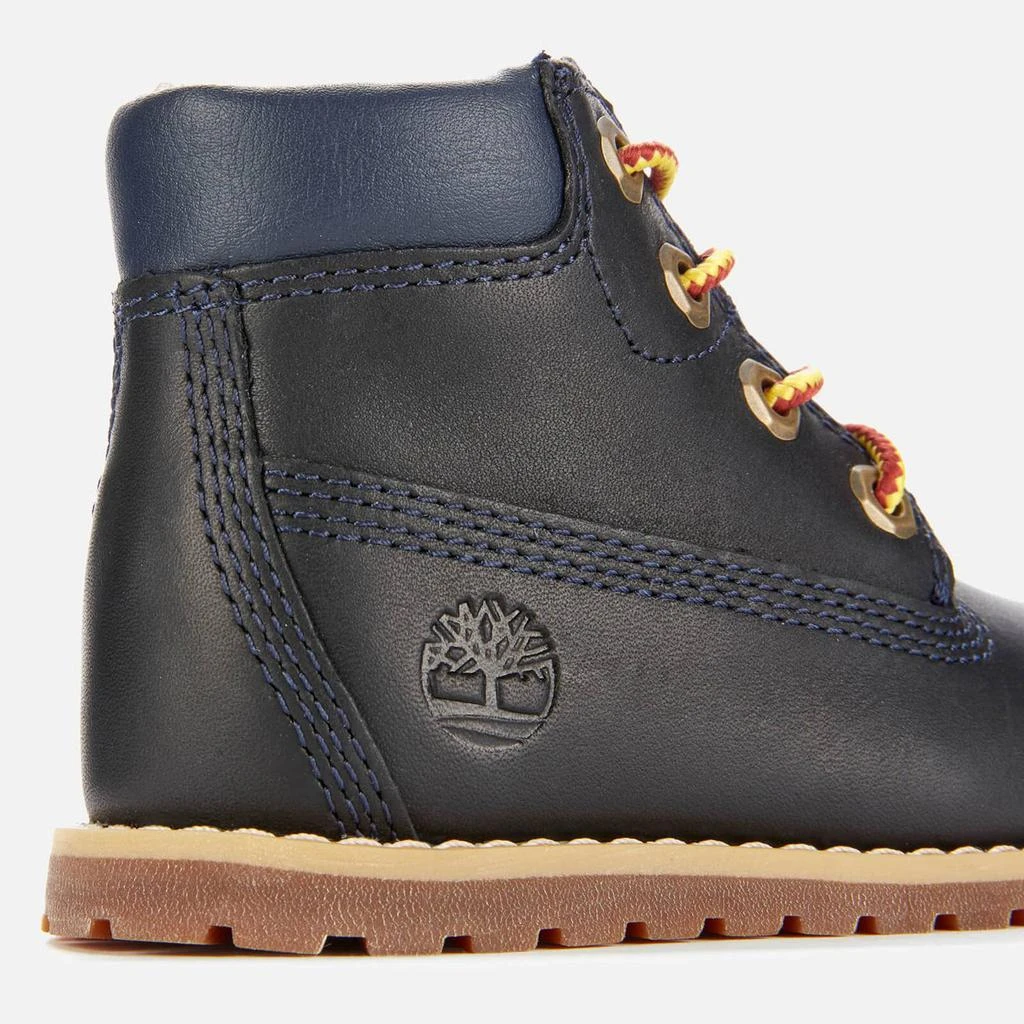 商品Timberland|Timberland Toddlers' Pokey Pine Leather 6 Inch Boots - Navy,价格¥265,第4张图片详细描述