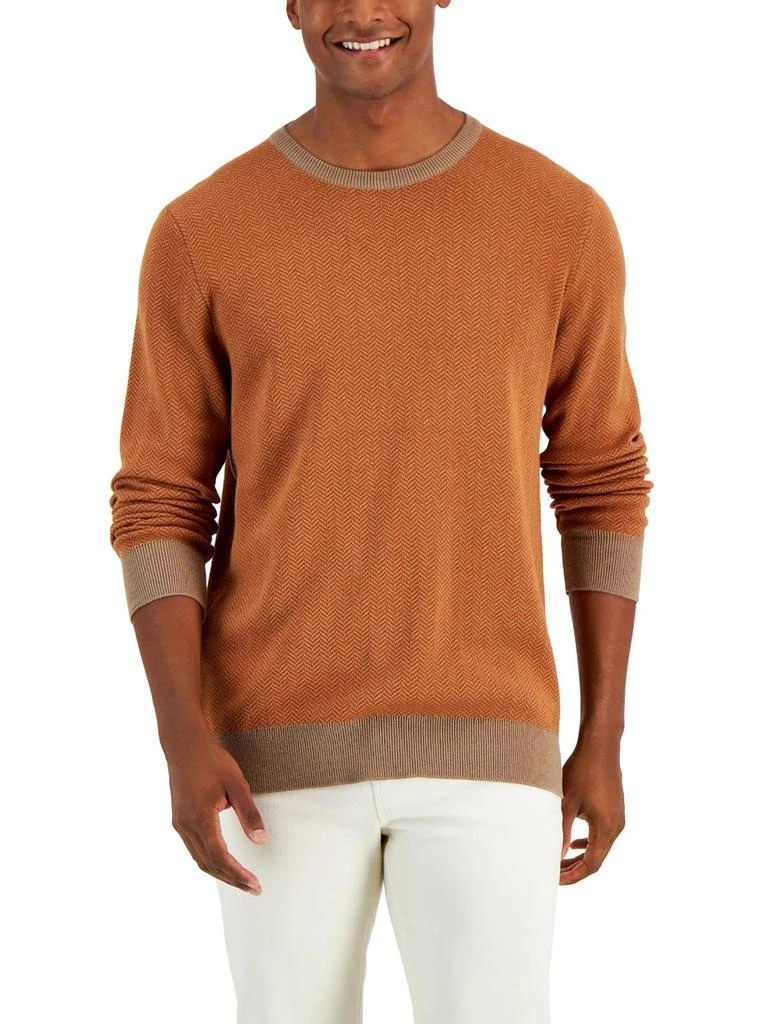 商品Club Room|Mens Striped Crewneck Pullover Sweater,价格¥170,第2张图片详细描述