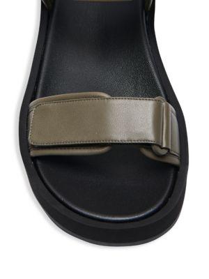 Women's Hook & Loop Leather Sport Sandals商品第3张图片规格展示